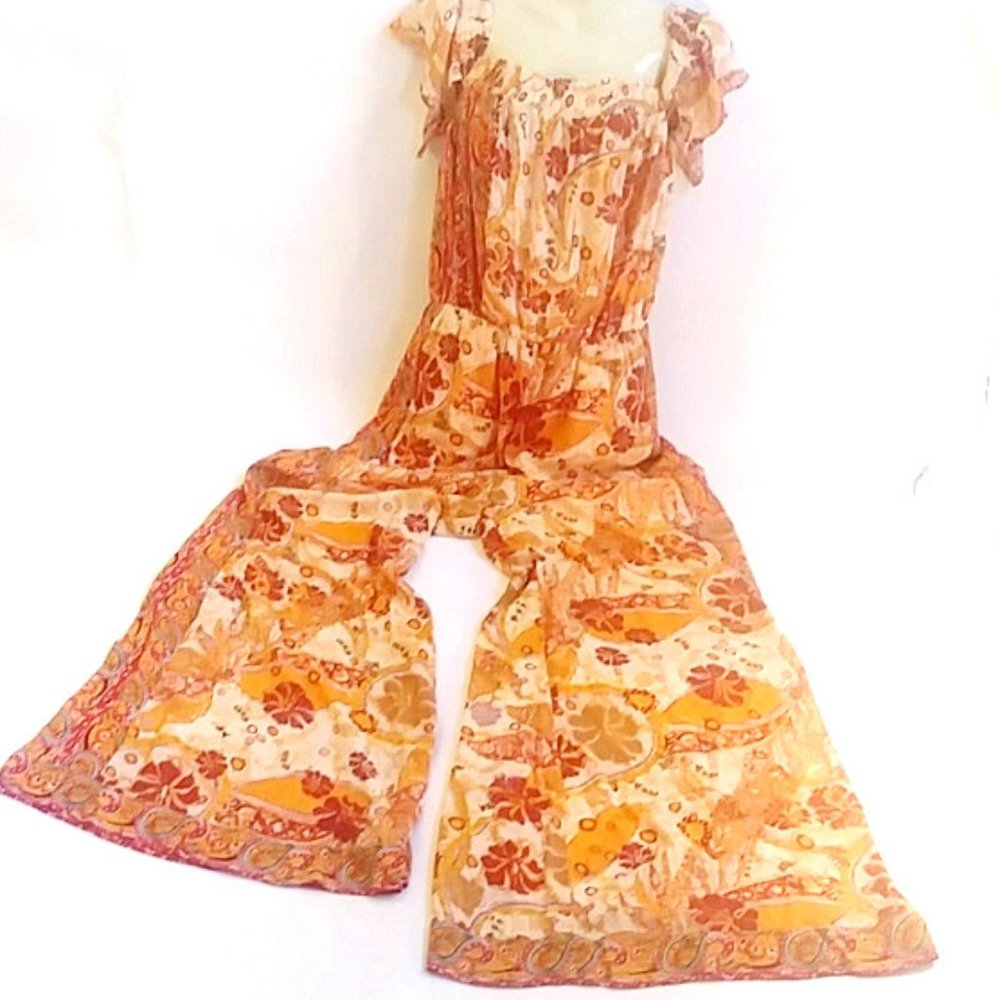 FREE PEOPLE Carmen Boho Wide Leg Jumpsuit